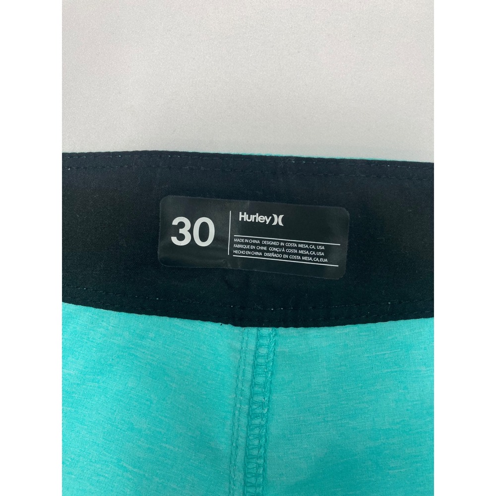 Hurley Phantom Board Shorts Men's Size 30 Aqua Surf Swim Shorts NWT - Picture 6 of 10